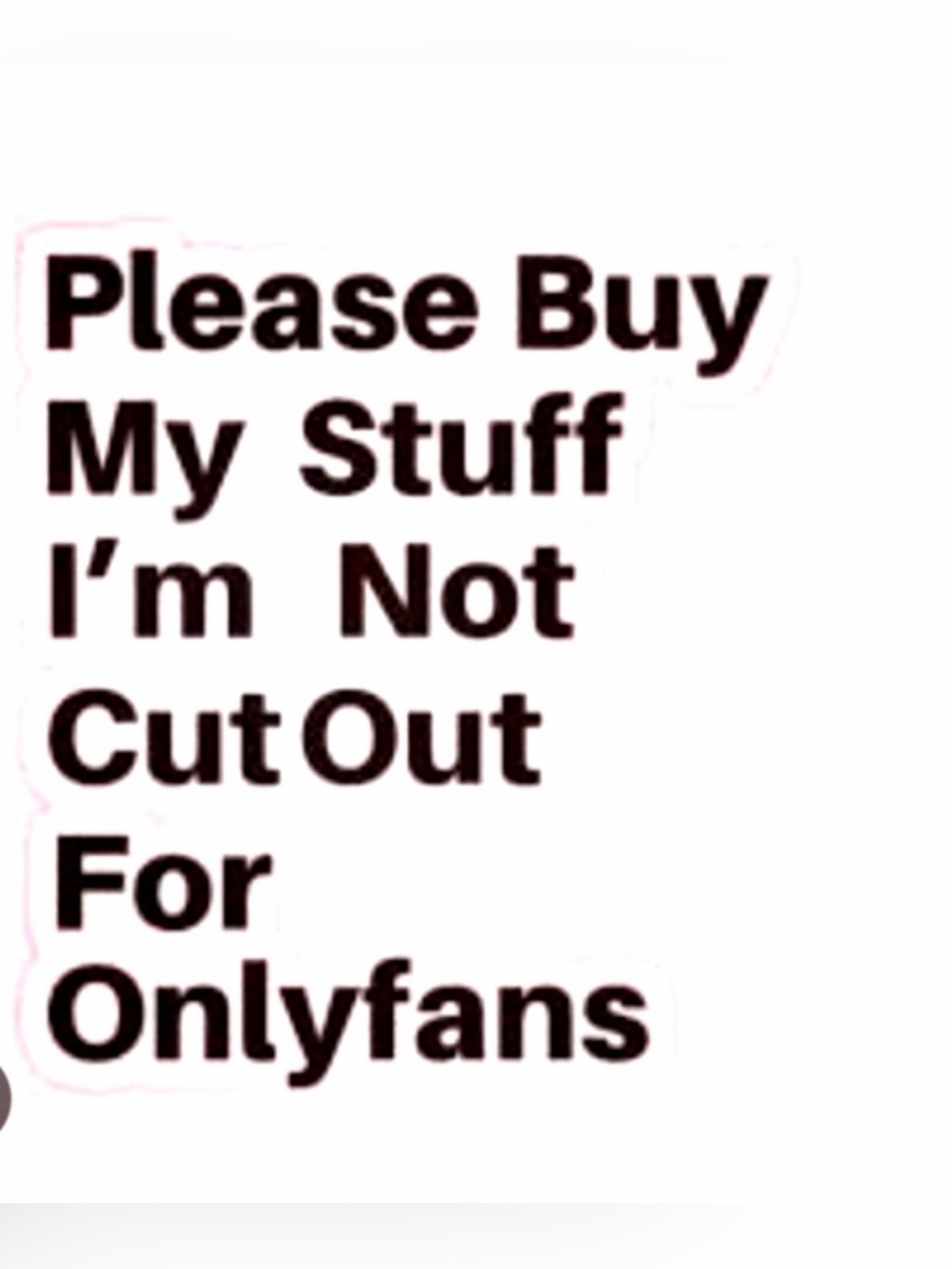 I’m not…